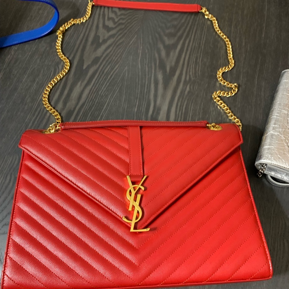 Large Monogram Envelope Shoulder Bag